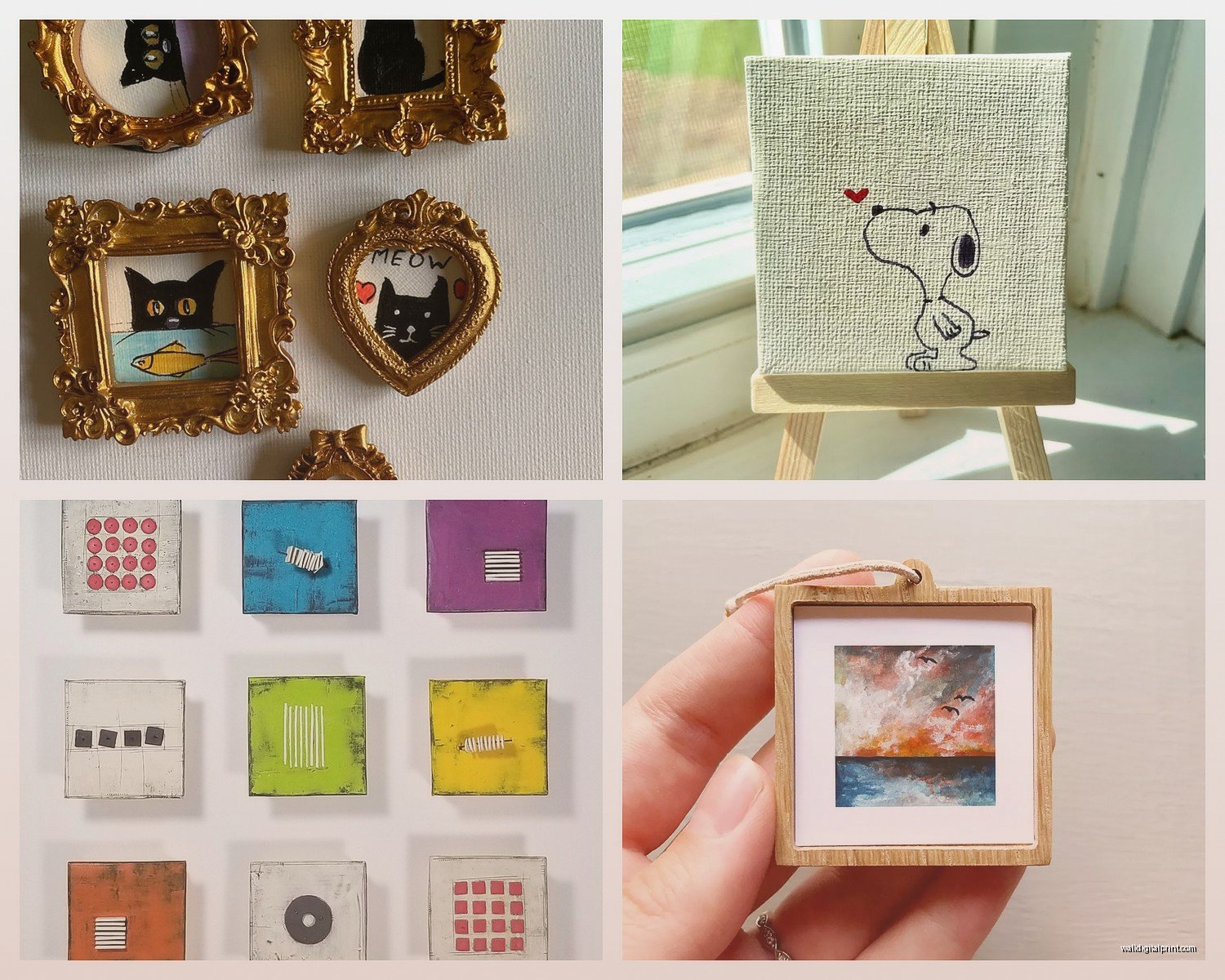 Mini Wall Art: Small Accent Pieces & Gallery Walls