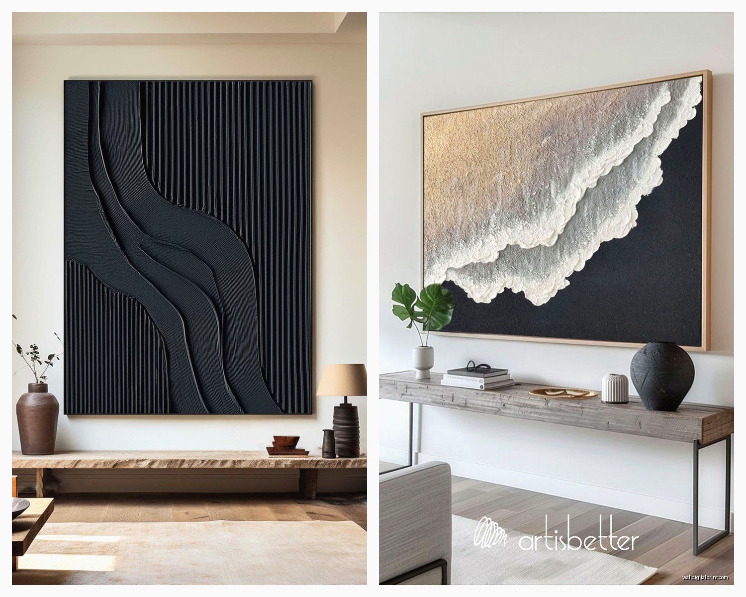 Minimalist Wall Art: Simple Clean Less-Is-More Designs