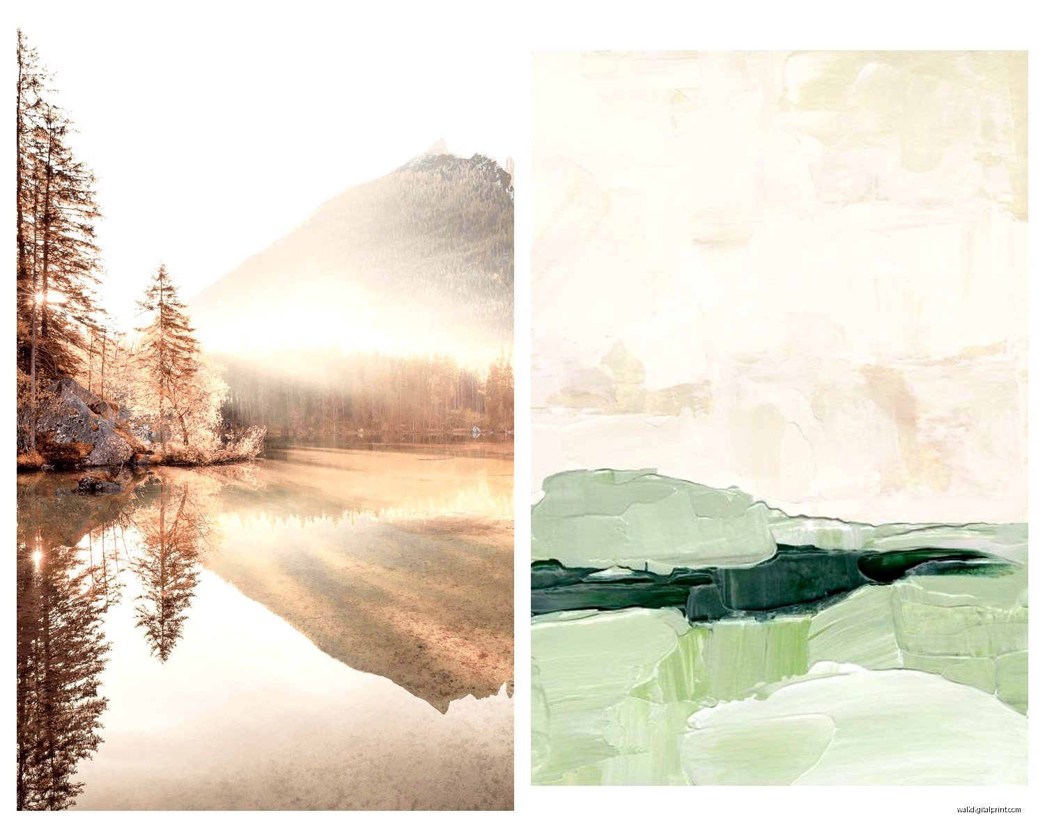 Neutral Landscape Wall Art: Subtle Earth Tone Nature