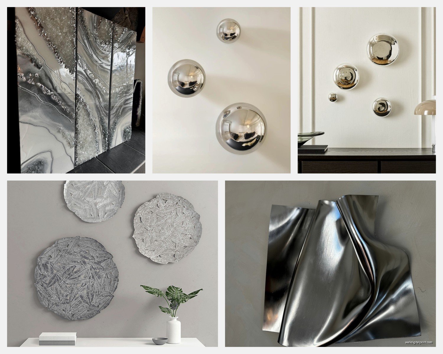 Silver Wall Art: Metallic Decor for Modern Spaces 2026