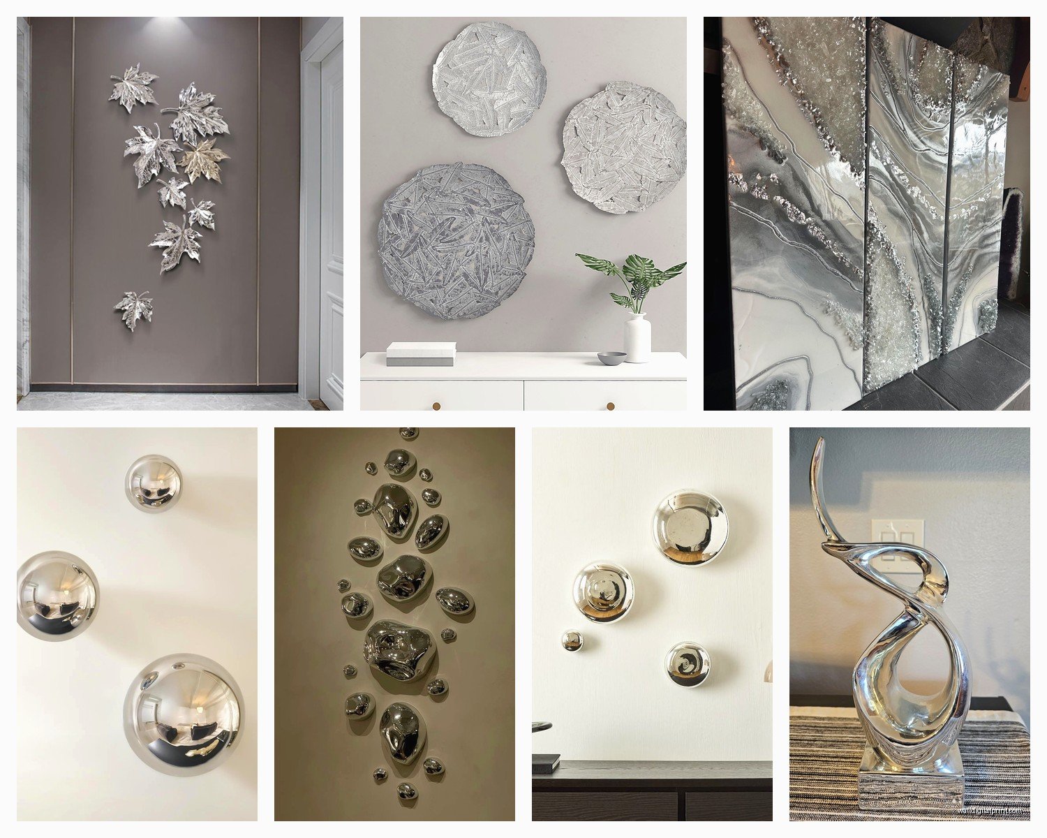 Silver Wall Art: Metallic Decor for Modern Spaces 2026