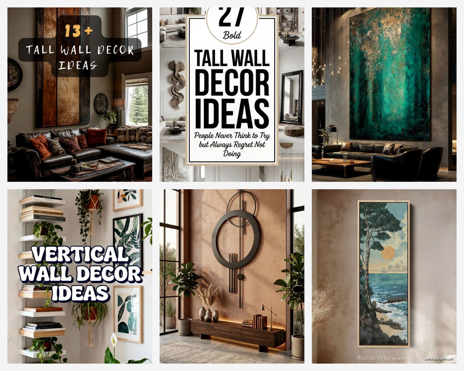 Tall Vertical Wall Art: Extra High Portrait Pieces