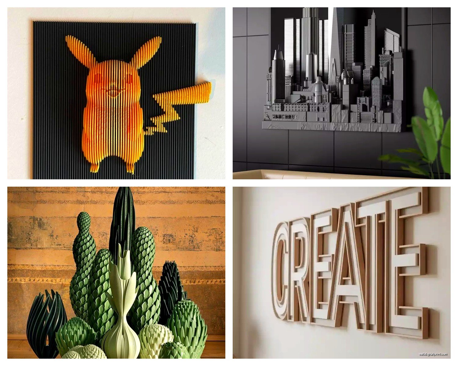 3D Printed Wall Art: Futuristic Custom Designs