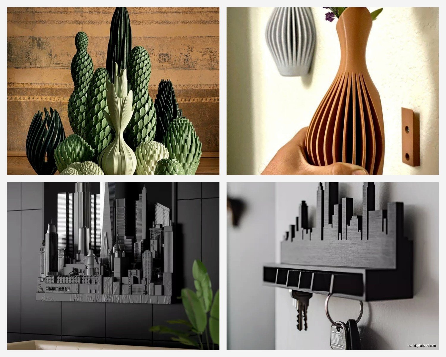 3D Printed Wall Art: Futuristic Custom Designs
