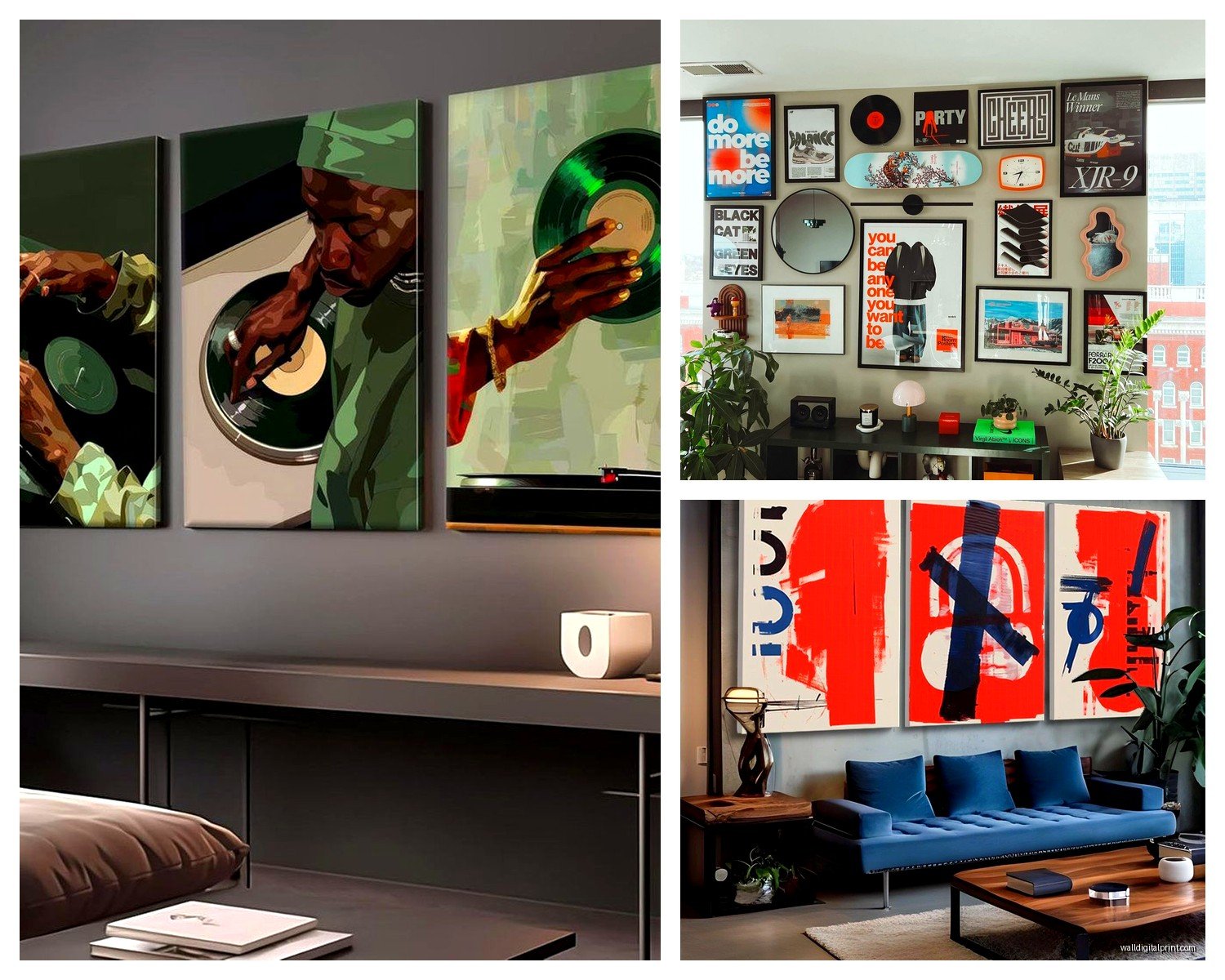 Bachelor Pad Wall Art: Single Man Apartment Guy Decor