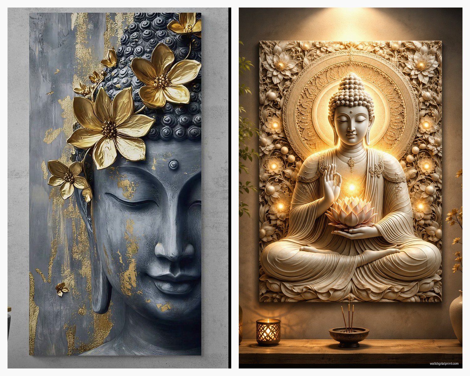 Buddha Wall Art: Zen Meditation & Buddhist Decor