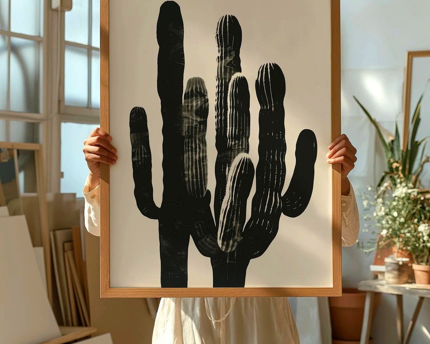 Cactus Wall Art: Desert Botanical Prints & Southwest Decor