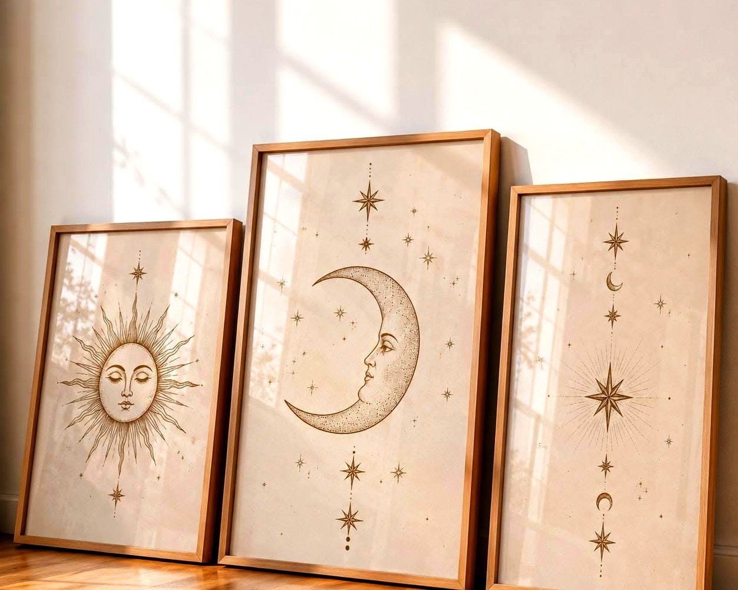 Celestial Wall Art: Stars Moon & Cosmic Space Decor