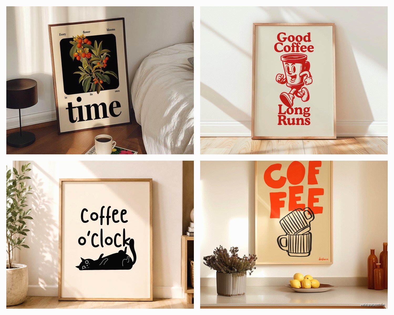 Coffee Wall Art: Cafe-Inspired Kitchen & Dining Decor