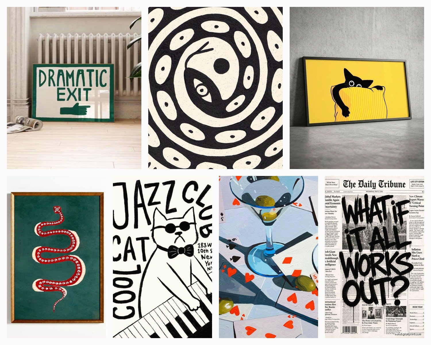 Cool Wall Art: Trendy Hip Modern Popular Designs