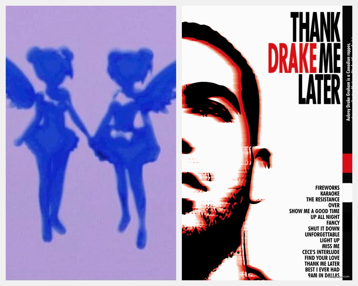 Drake Wall Art: Hip Hop Rapper Music Fan Decor