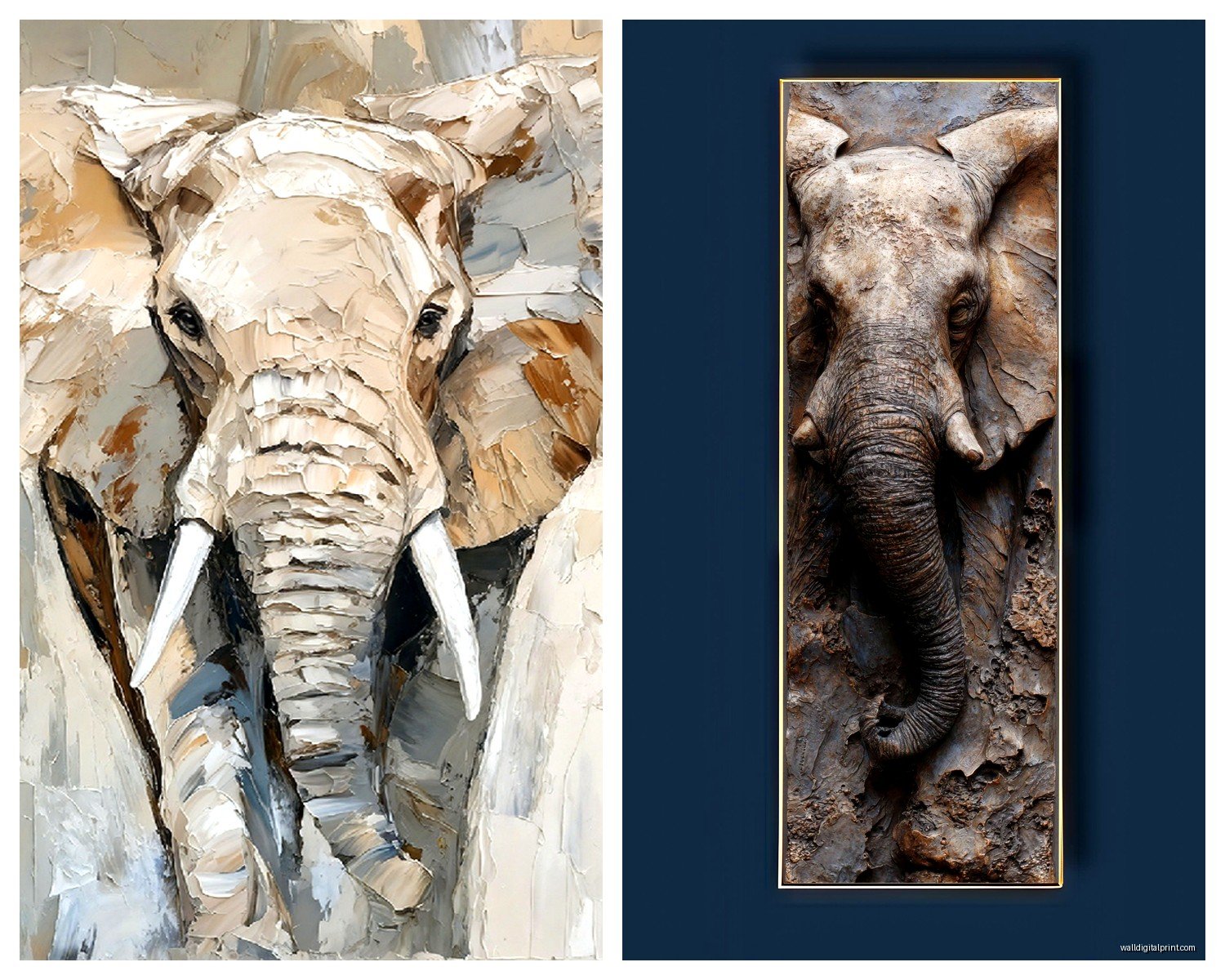 Elephant Wall Art: Majestic Animal & Good Luck Symbols