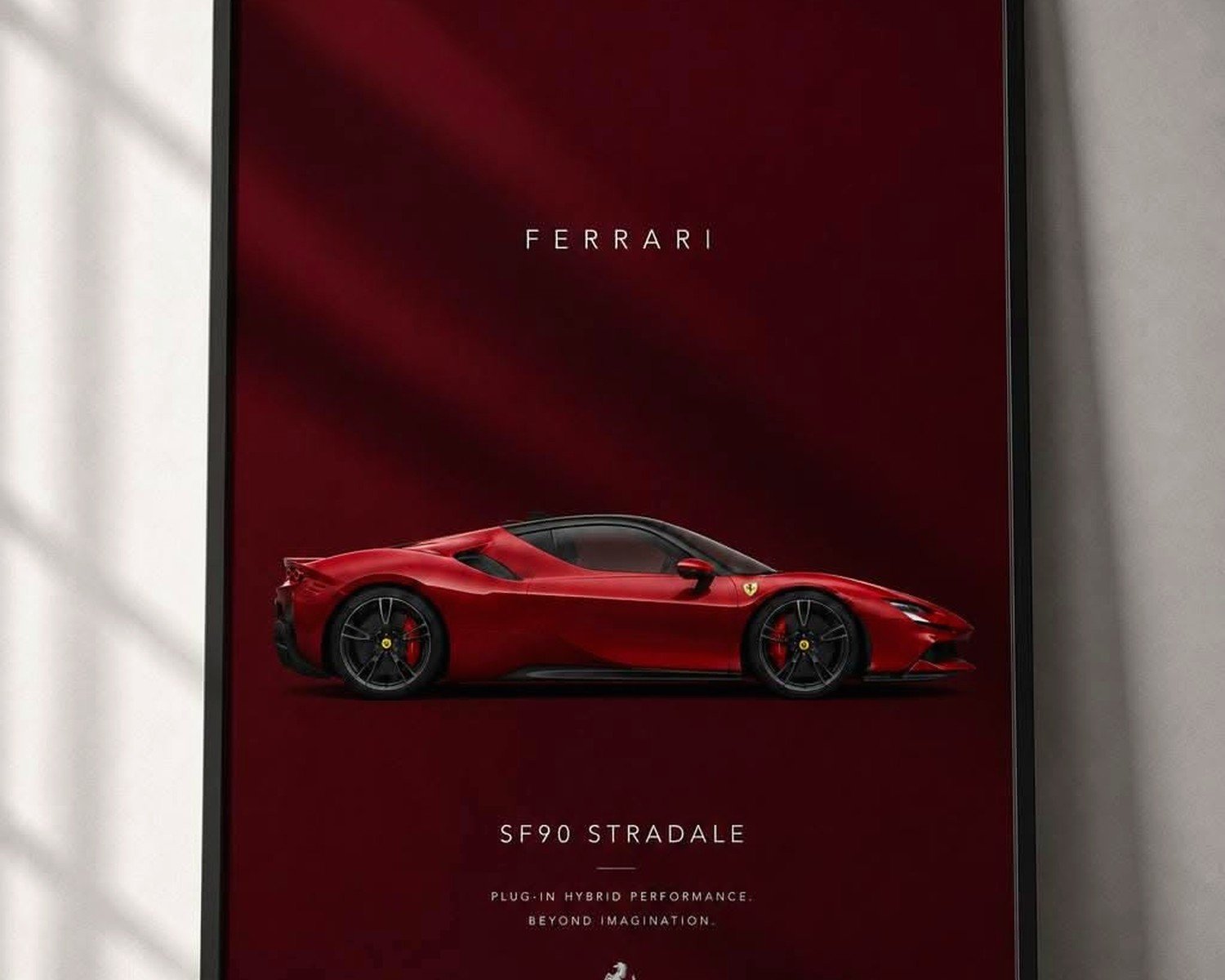 Ferrari Wall Art: Italian Sports Car Automotive Decor