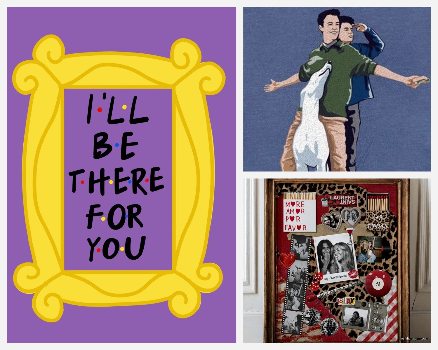 Friends Wall Art: TV Show Sitcom Fan Decor