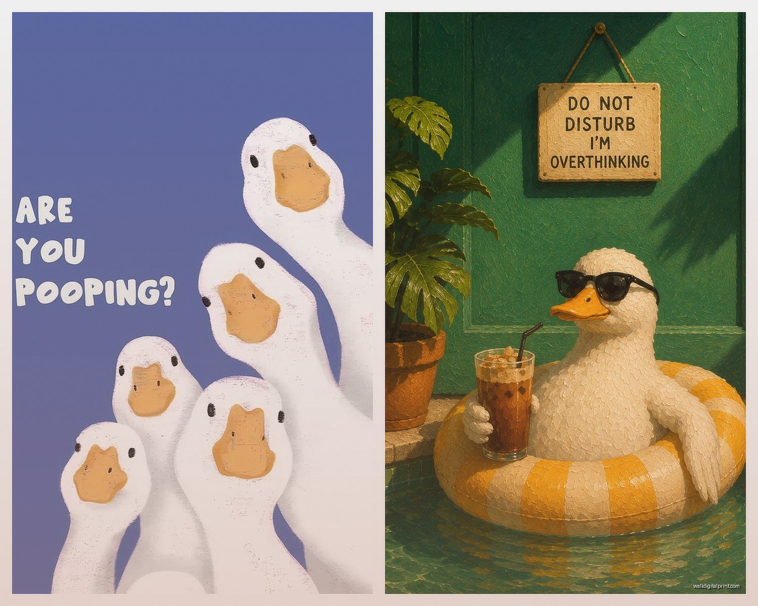 Funny Animal Wall Art: Humorous Pet & Wildlife Prints
