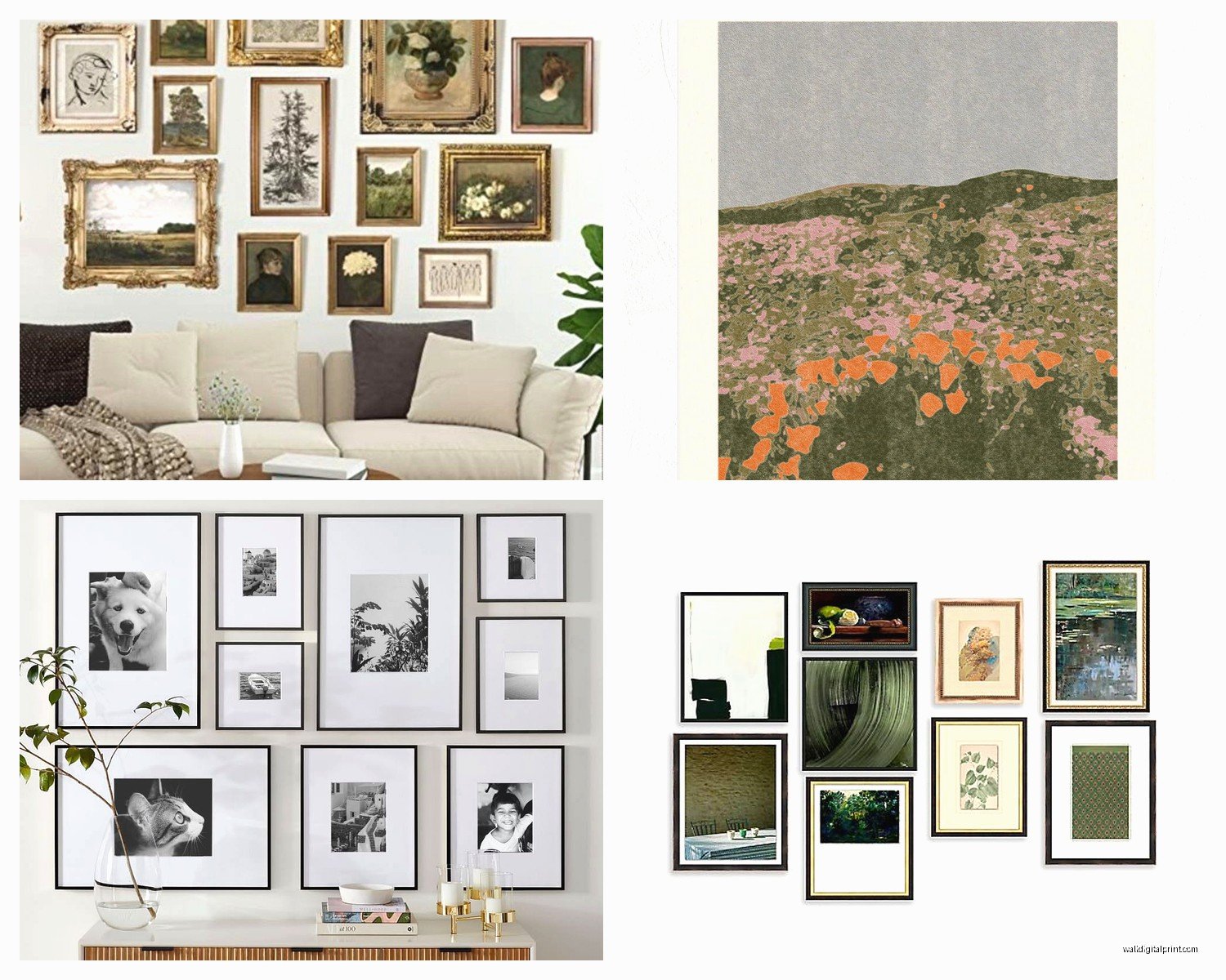 Gallery Wall Art: Curated Museum-Style Collections