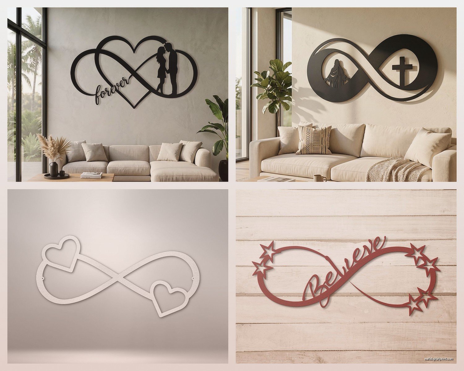 Infinity Wall Art: Symbol & Endless Loop Designs