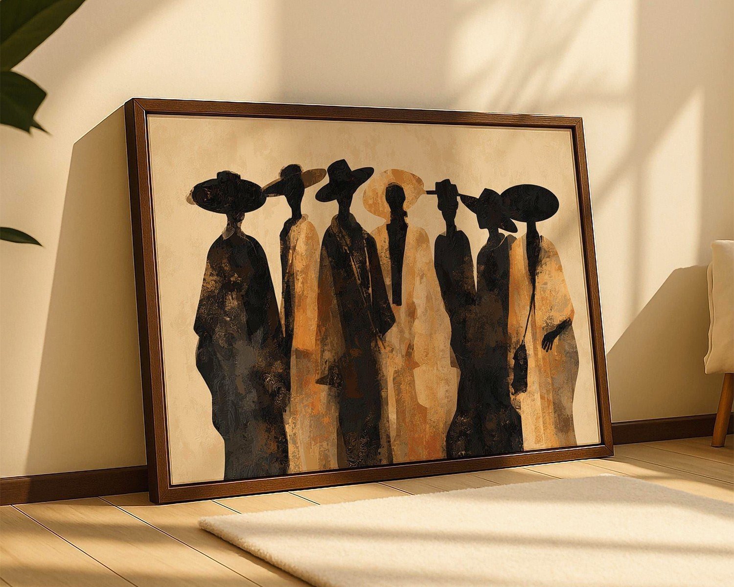 Large African American Wall Art: Oversized Black Art