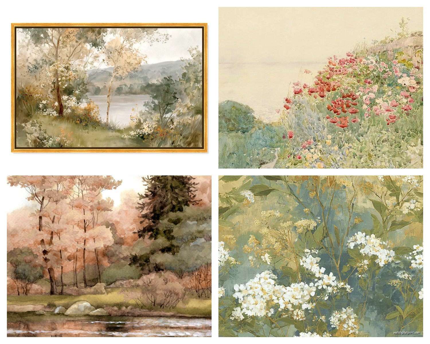 Large Vintage Wall Art: Oversized Retro Antique Pieces