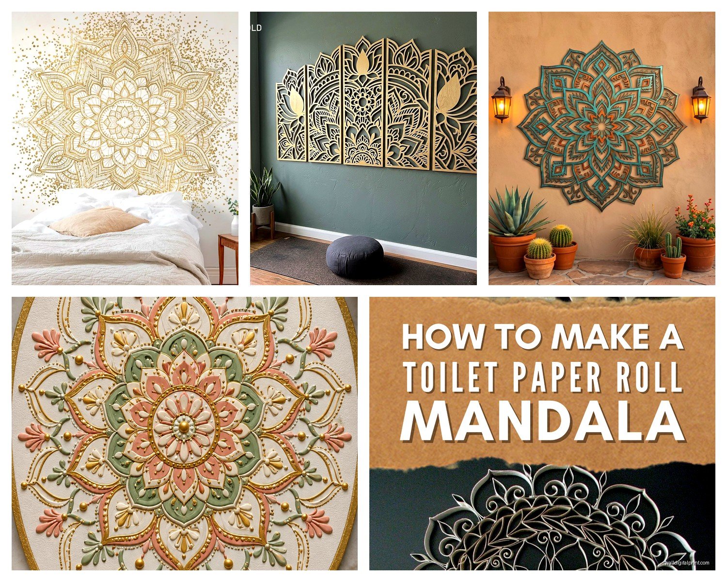 Mandala Wall Art: Spiritual & Geometric Circle Designs