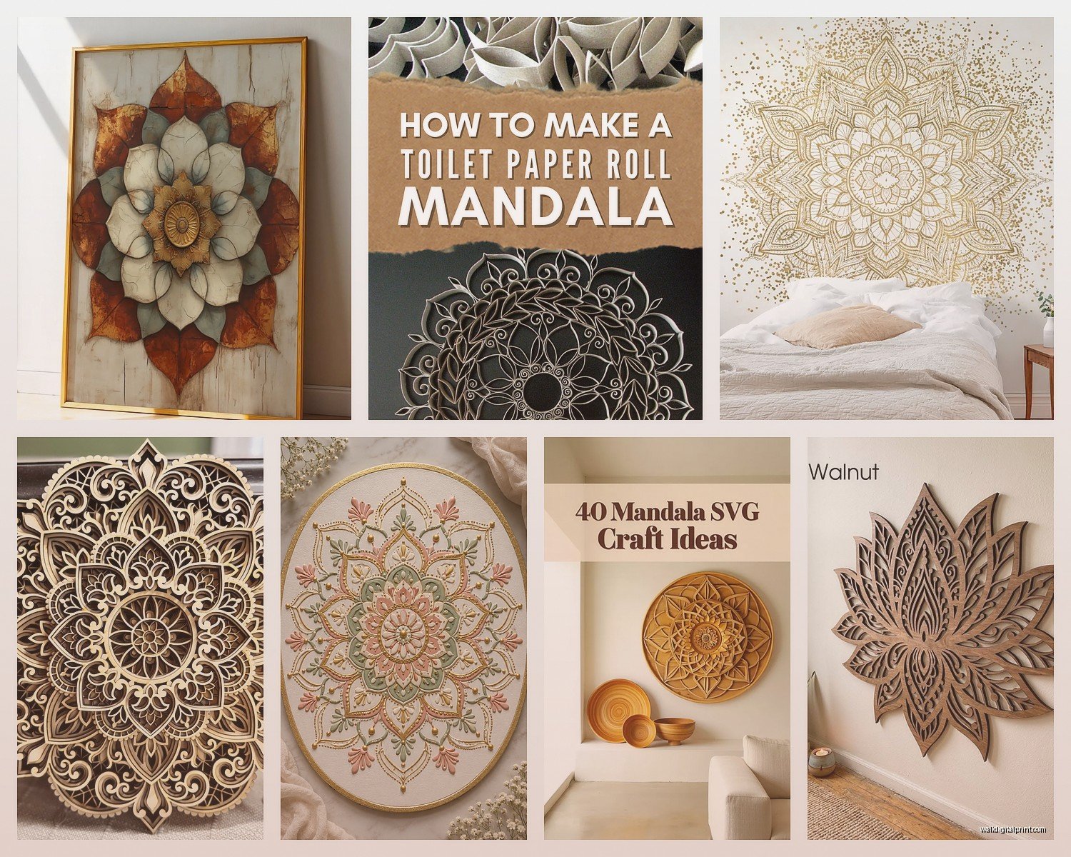 Mandala Wall Art: Spiritual & Geometric Circle Designs
