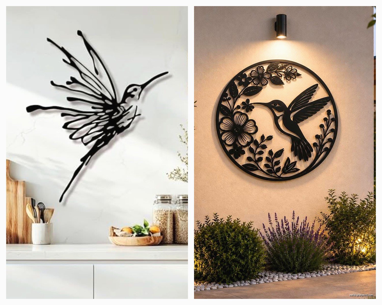 Metal Bird Wall Art: Flying Sculpture & Nature Decor