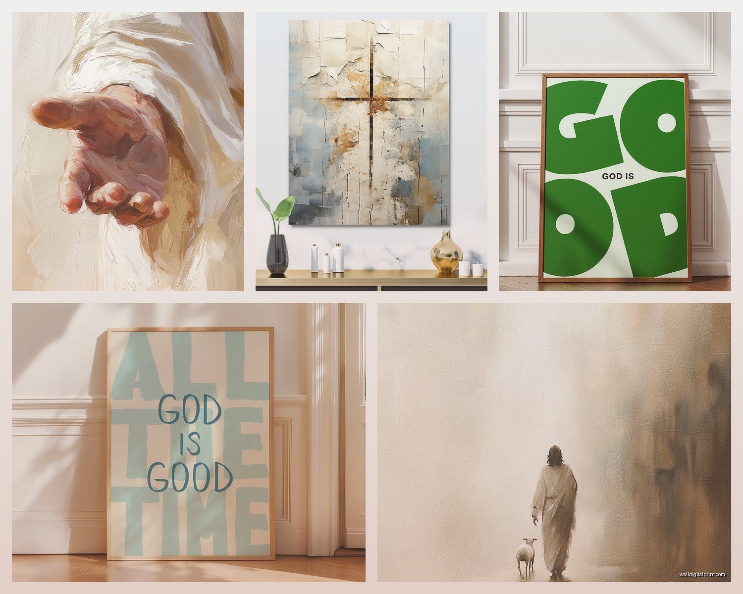 Modern Christian Wall Art: Contemporary Faith Religious