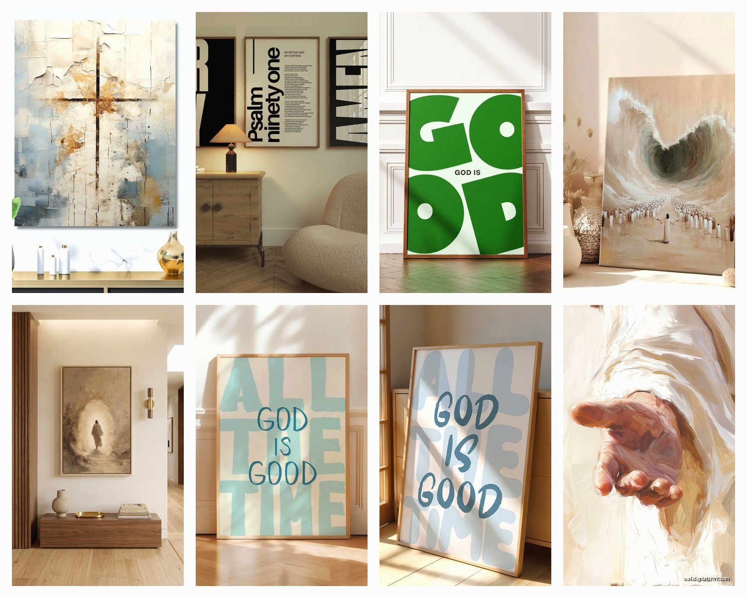 Modern Christian Wall Art: Contemporary Faith Religious