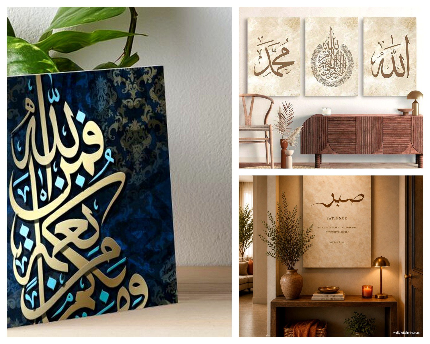 Modern Islamic Wall Art: Contemporary Arabic Calligraphy
