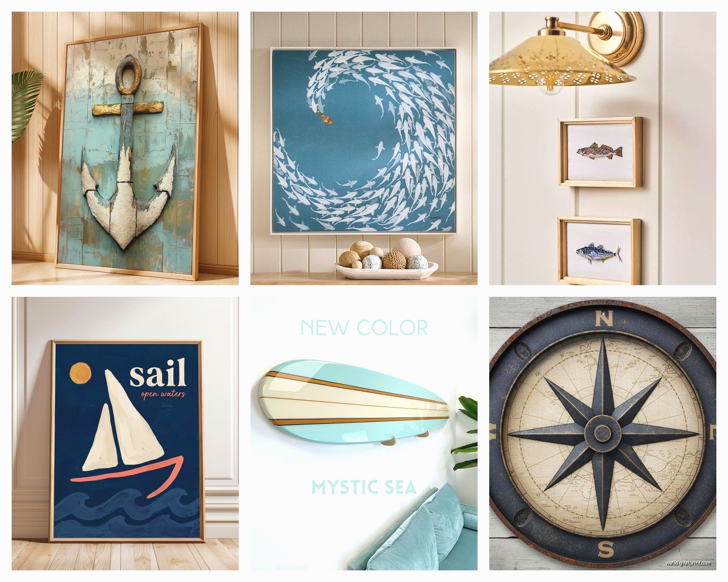 Nautical Wall Art: Sailing & Maritime Coastal Decor