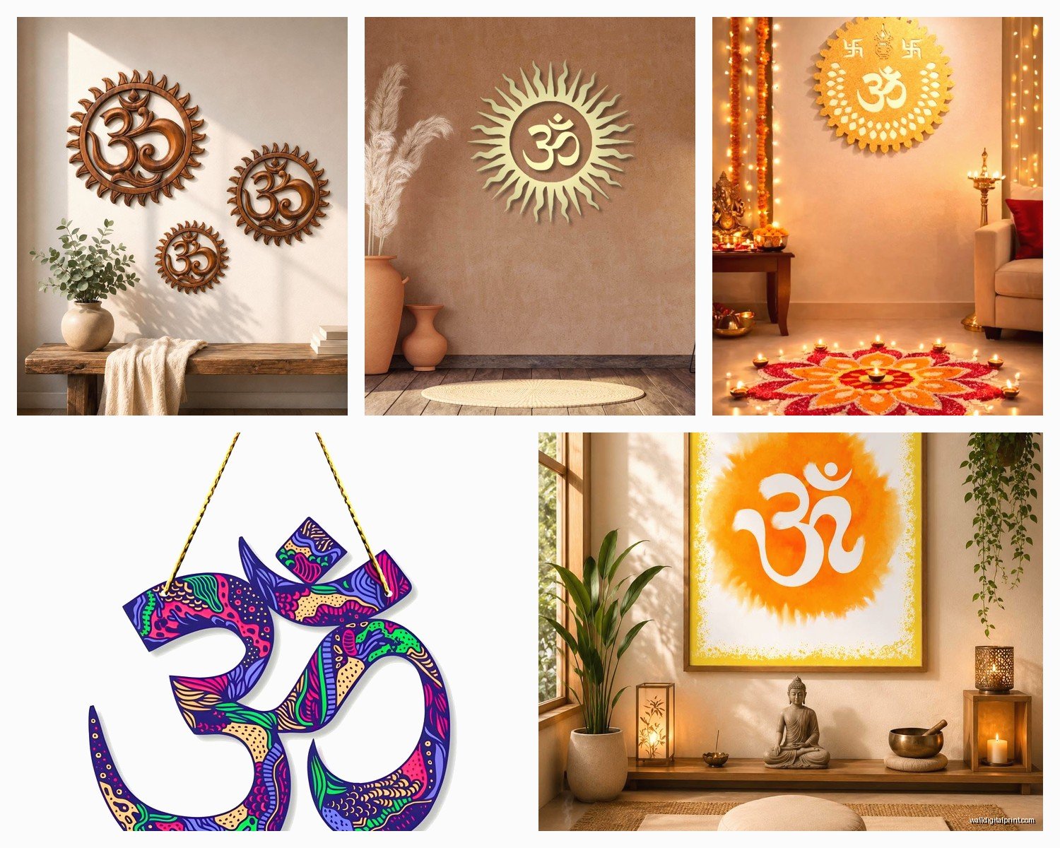 Om Wall Art: Sacred Symbol & Meditation Room Decor