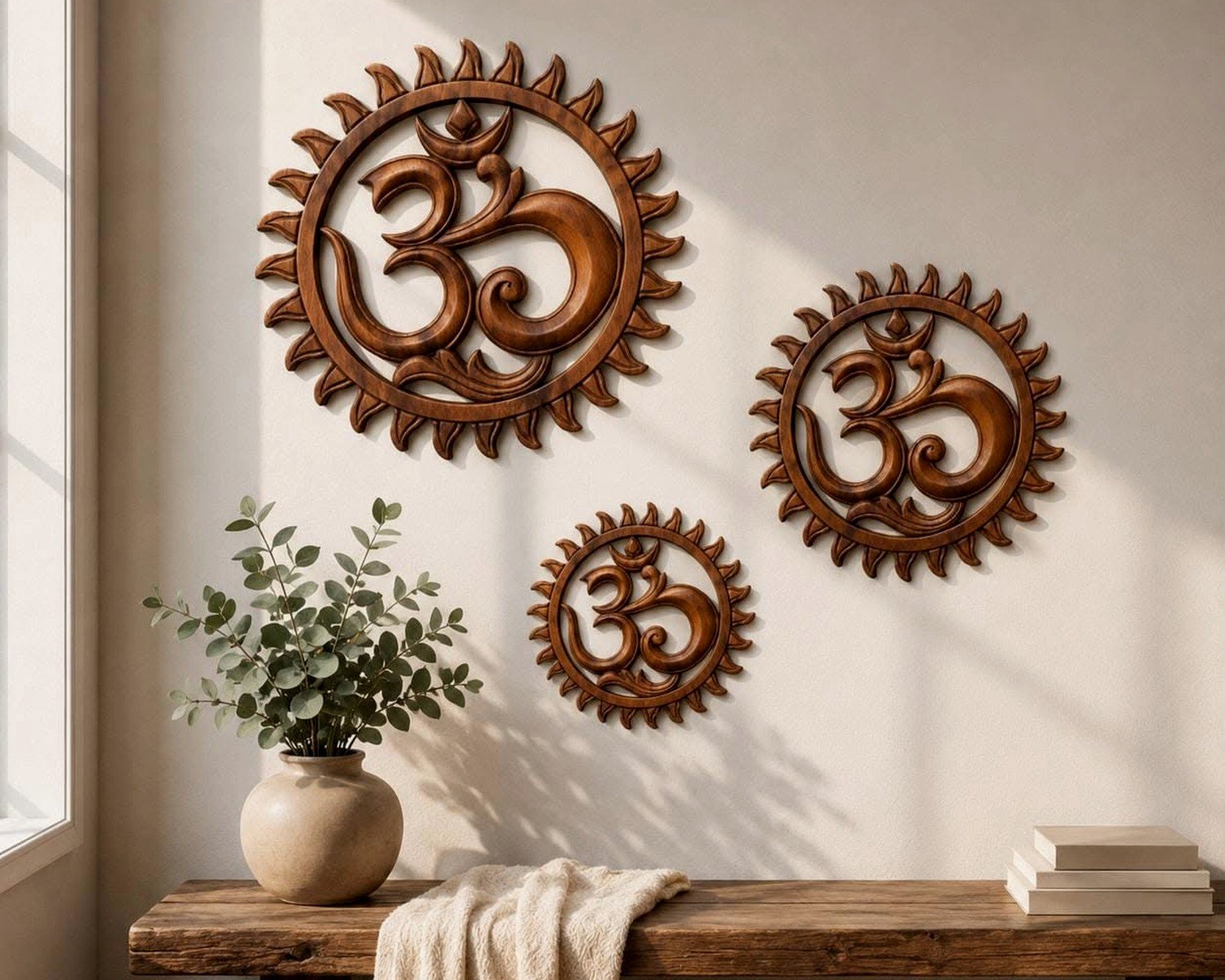 Om Wall Art: Sacred Symbol & Meditation Room Decor