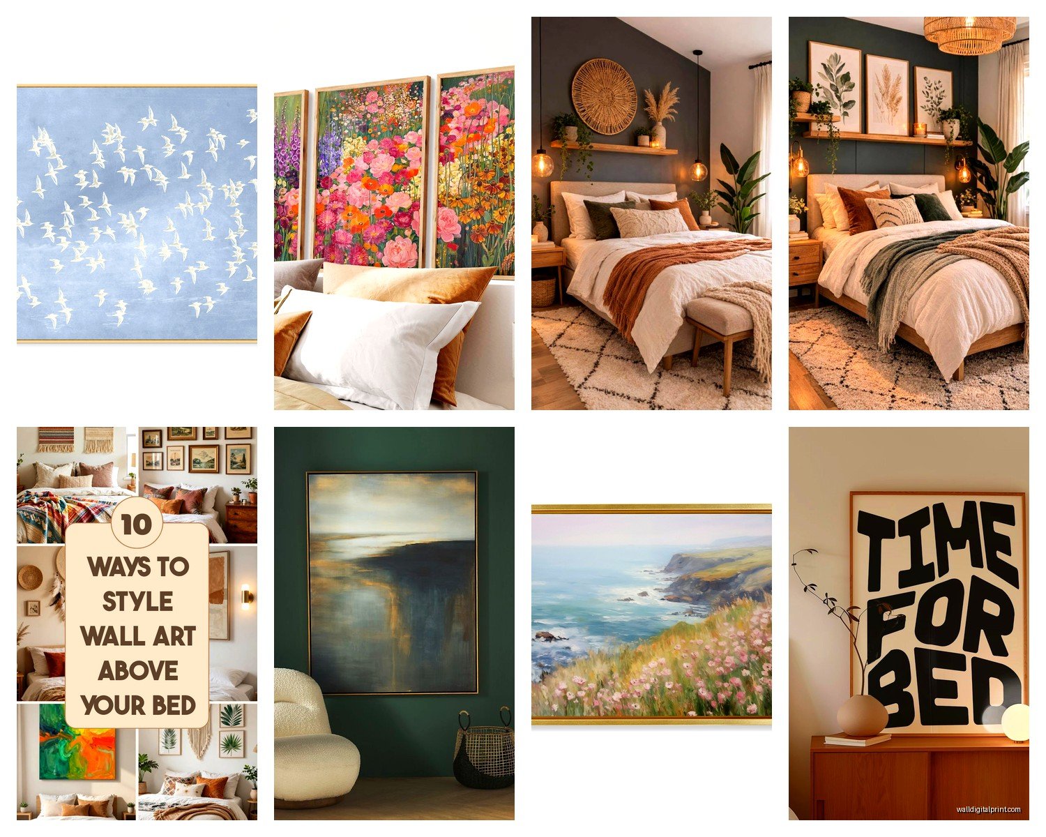 Over the Bed Wall Art: Master Bedroom Focal Point
