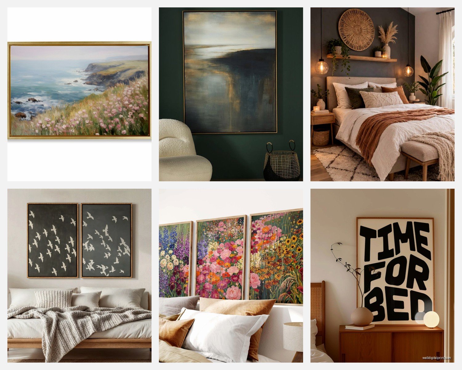 Over the Bed Wall Art: Master Bedroom Focal Point