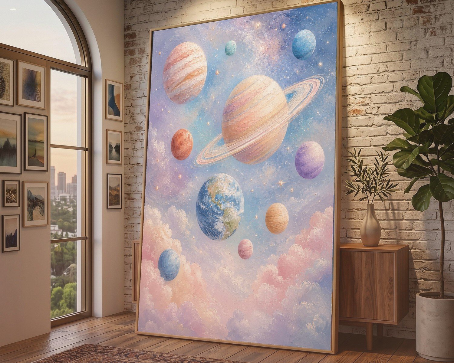 Planet Wall Art: Solar System & Space Decor