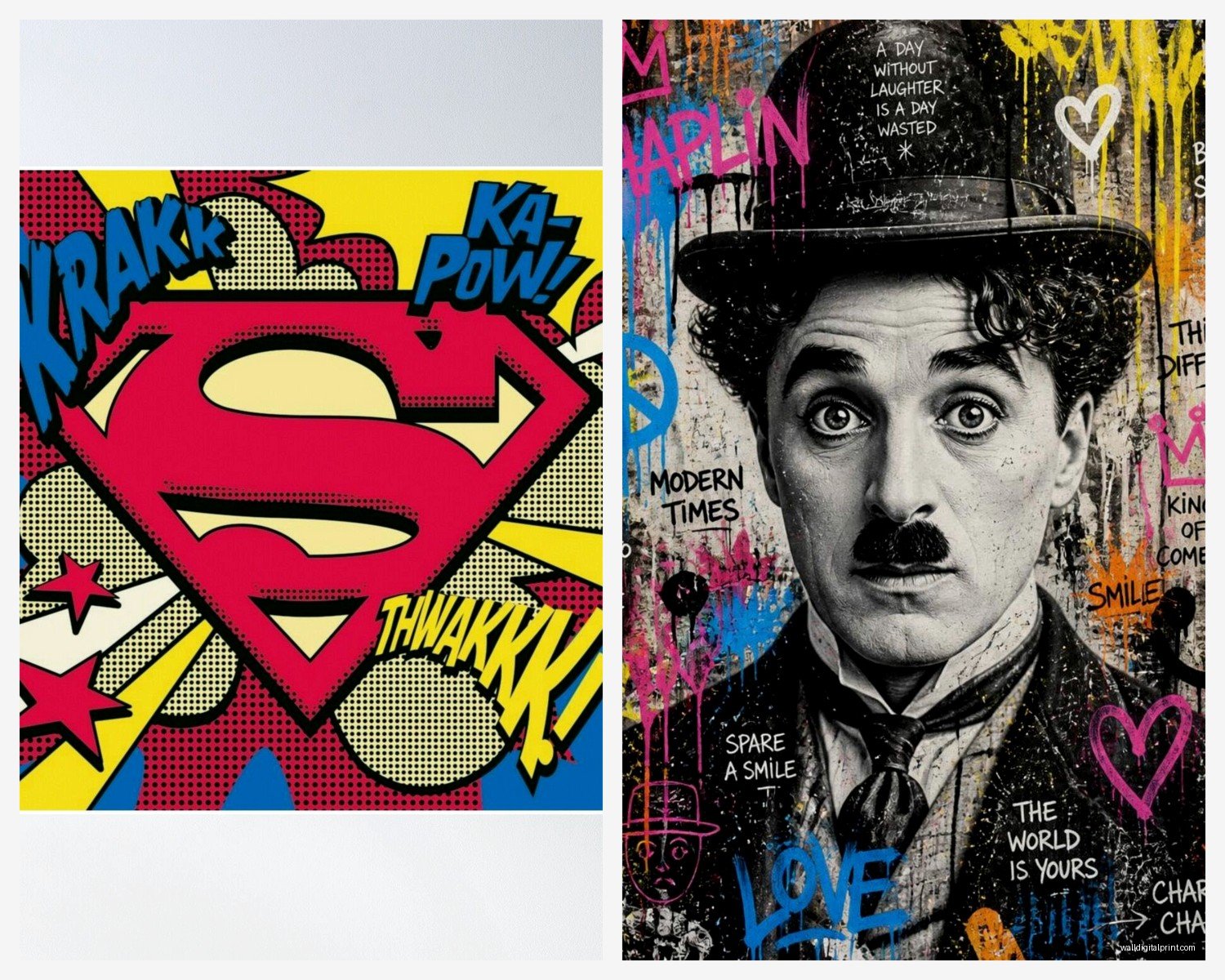 Pop Art Wall Art: Warhol Lichtenstein Bold Graphic