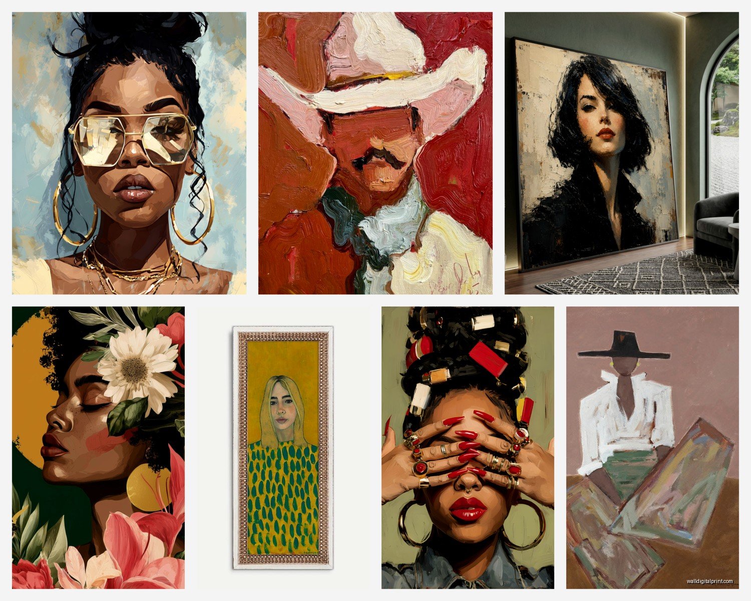 Portrait Wall Art: People & Face Photography Art