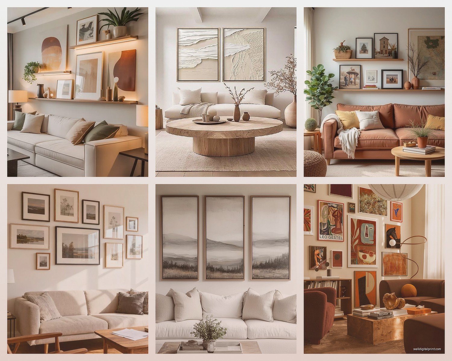 Sofa Wall Art: Above Couch Placement Guide