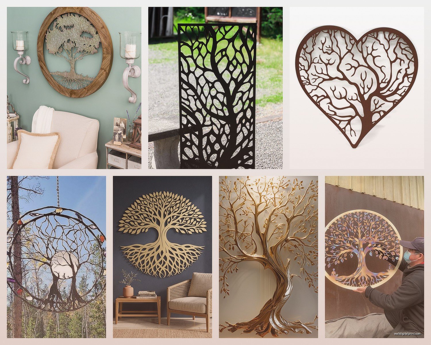 Tree of Life Metal Wall Art: Symbolic Sculptures & Designs