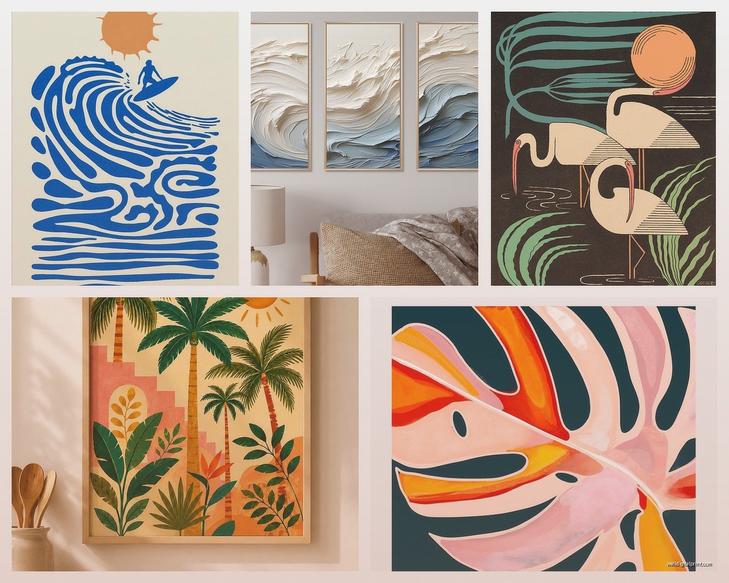 Tropical Wall Art: Island Paradise Decor & Botanical Prints