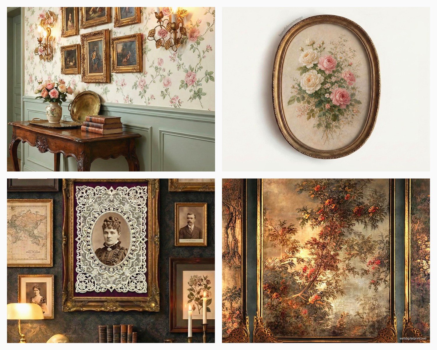 Victorian Wall Art: 19th Century Ornate Historical Decor