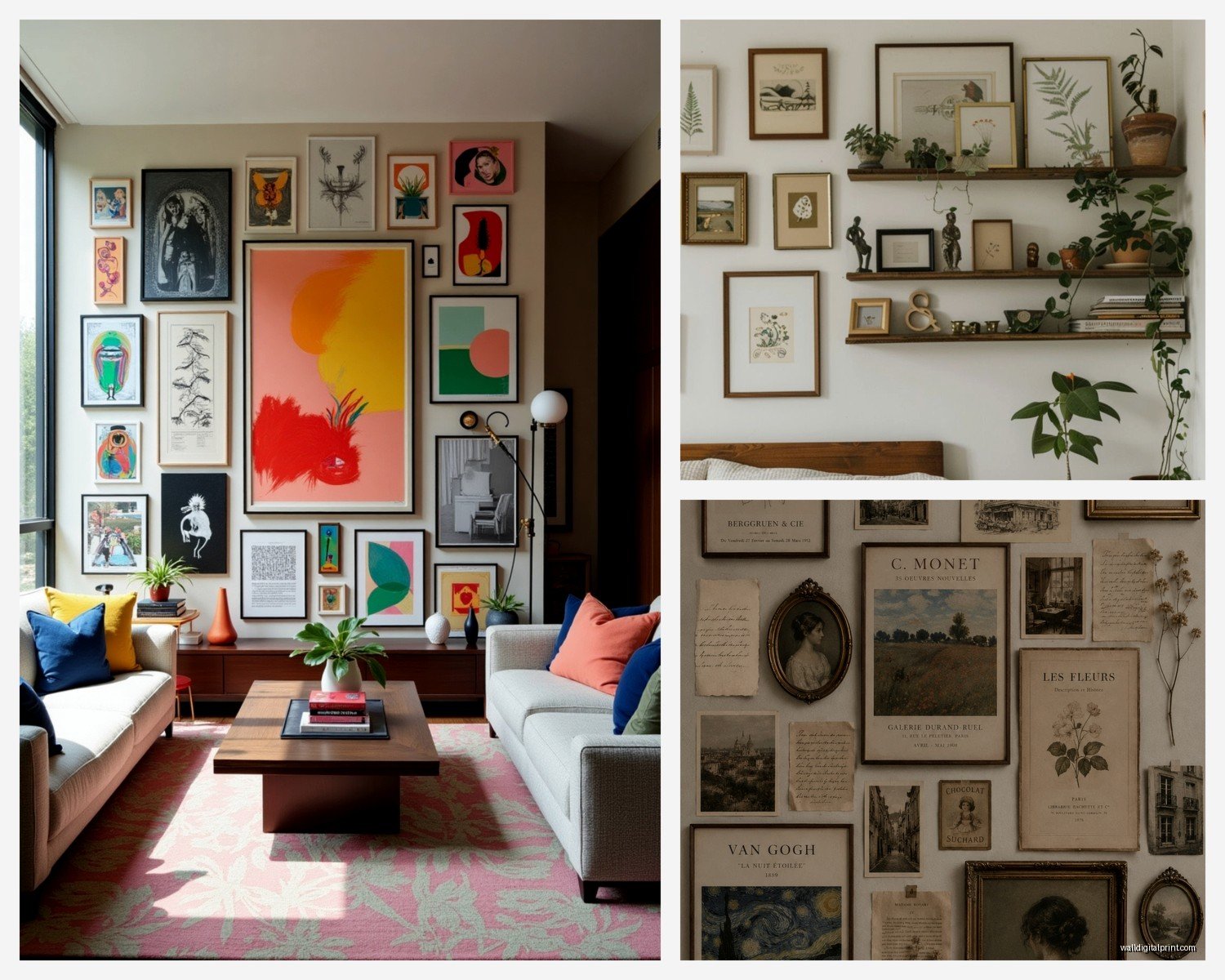 Wall Art Collage: Gallery Wall Arrangement Guide