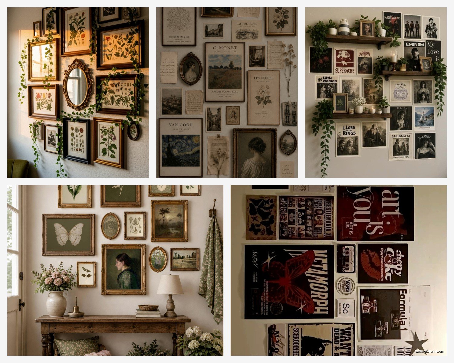 Wall Art Collage: Gallery Wall Arrangement Guide