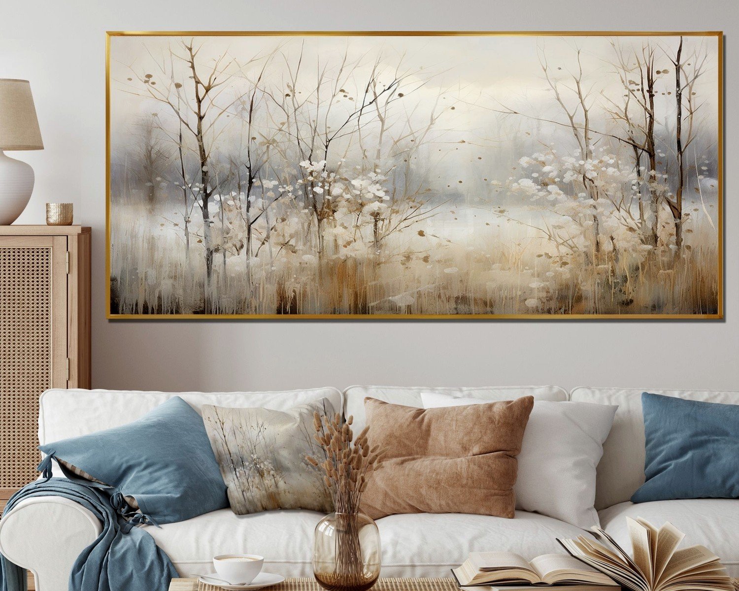 Wall Art for Behind Couch: Living Room Seating Focal Point