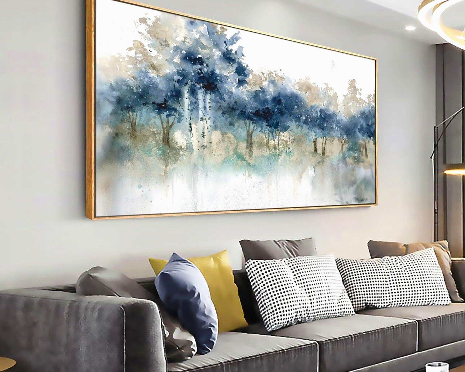 Wall Art for Behind Couch: Living Room Seating Focal Point