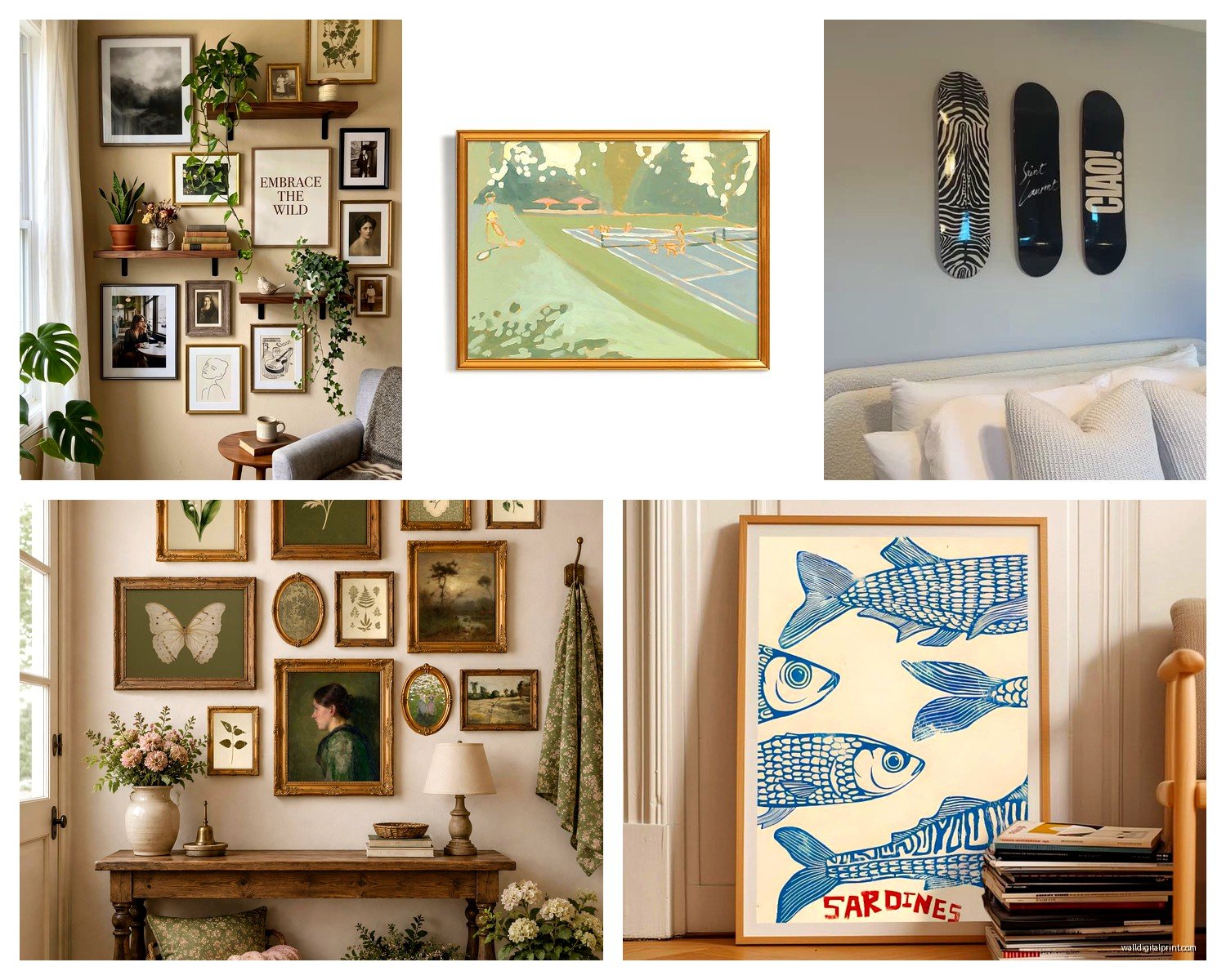 Wall Art in Room: Placement & Display Ideas by Space