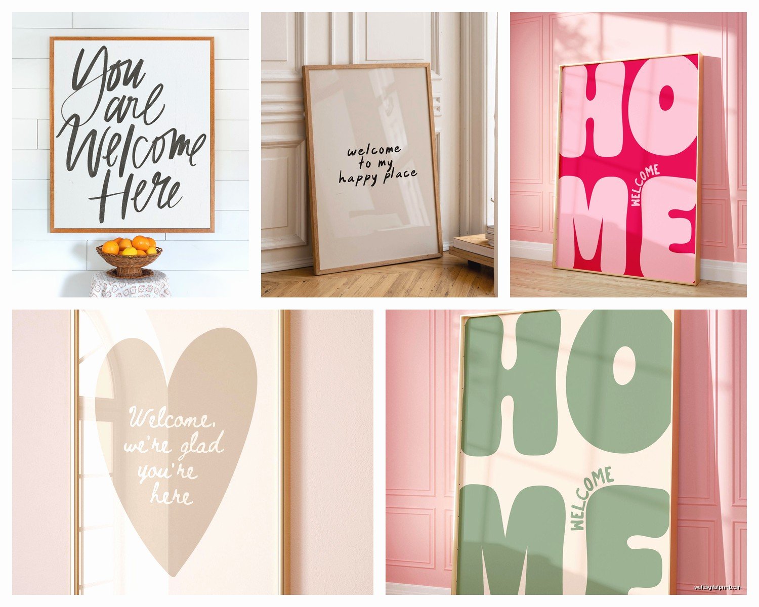 Welcome Wall Art: Entryway & Front Door Greeting Signs