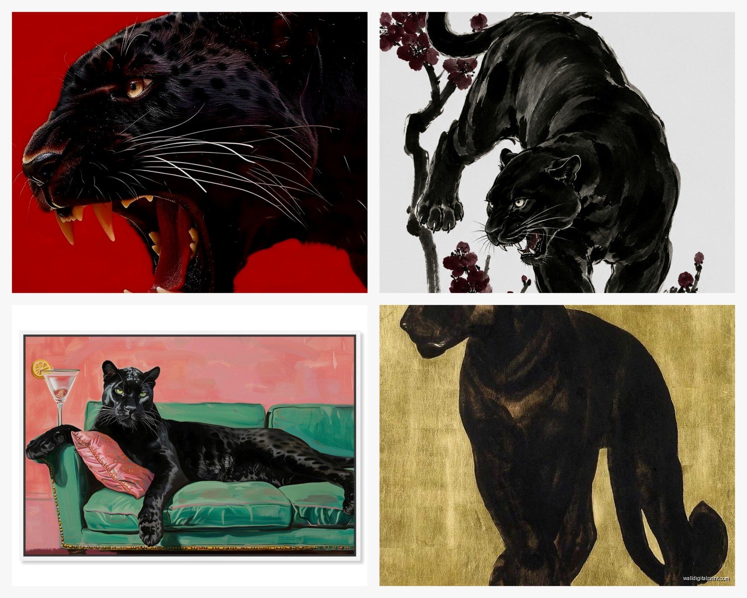 Black Panther Wall Art: Marvel Superhero Movie Decor