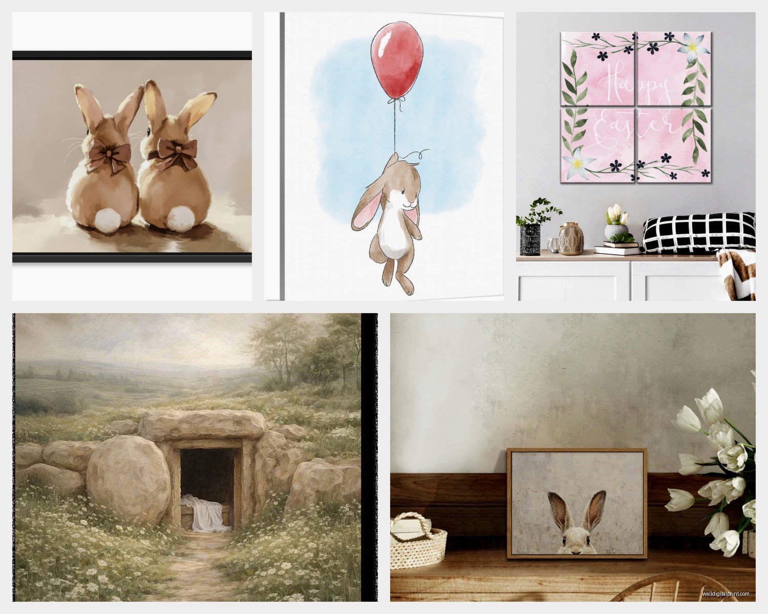 Easter Wall Art: Spring Holiday Resurrection Religious