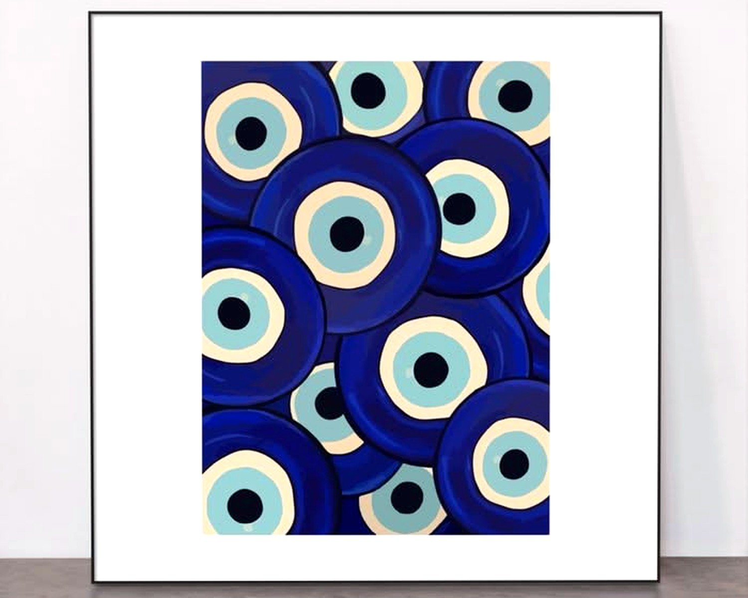 Evil Eye Wall Art: Protection Talisman Turkish Nazar